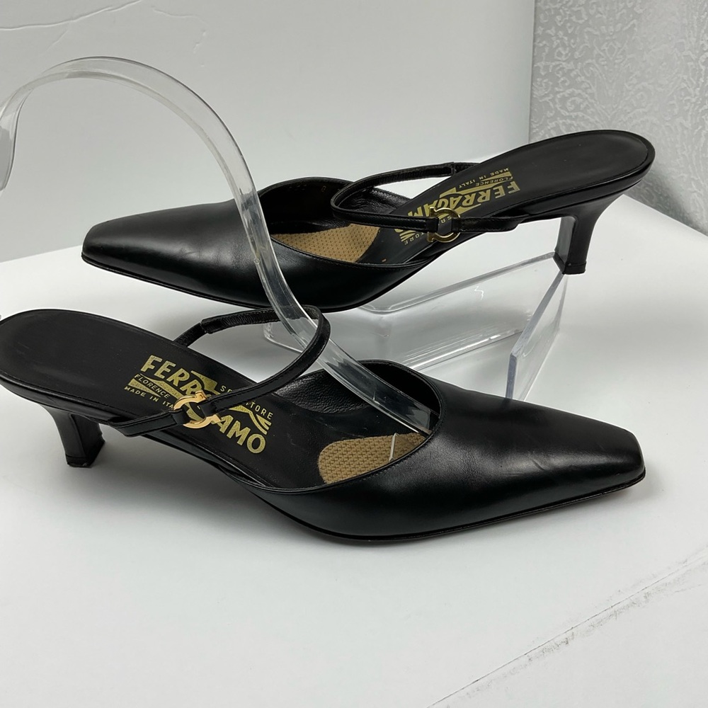 Salvatore Ferragamo Black Heels